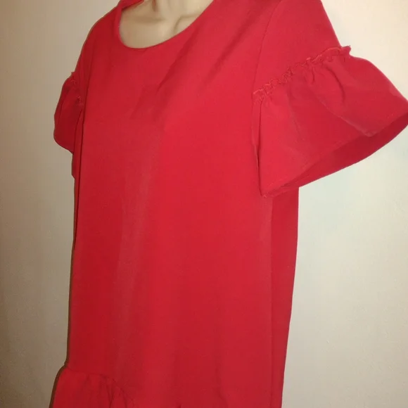 Mayoral girls red dress. - Picture 4 of 5